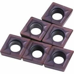 TINOR Hartmetalleinsätze, 10 Stück CNC-Hartmetalldreheinsätze Klinge, Drehwerkzeug, CCMT060204 VP15TF, Mit Box, Zur Bearbeitung Von Gewöhnlichem Stahl Und Ordi-Edelstahl