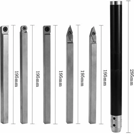 LIFCAUSAL Legierter Stahl Drehmaschine Holzdrehwerkzeug Hartmetall-Einsatzschlüssel Schneidwerkzeuge Aluminiumlegierungsgriff Holzbearbeitungswerkzeuggriff 2 LIFCAUSAL Legierter Stahl Drehmaschine Holzdrehwerkzeug Hartmetall-Einsatzschlüssel Schneidwerkzeuge Aluminiumlegierungsgriff Holzbearbeitungswerkzeuggriff - Image 2