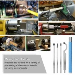 LIFCAUSAL 12 Teile / Satz Hohe Härte Metall Drehmaschine Drehwerkzeug Kit Bohrstangenhalter Set Für Die Verarbeitung Von Stahlteilen Handholzbearbeitungswerkzeug -Deutschland Drechselbänke & Zubehör Verkaufs-Shop 66373607 4