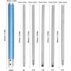LIFCAUSAL 6 Teile / Satz Hohe Härte Metall Drehmaschine Drehwerkzeug Kit Bohrstangenhalter Set Für Die Bearbeitung Von Stahlteilen Handholzbearbeitungswerkzeug -Deutschland Drechselbänke & Zubehör Verkaufs-Shop 66373951 5