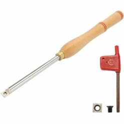 DECKON Holzdrehmaschine Hartmetall-Drehwerkzeug Mit Holzgriffklinge Holzbearbeitungswerkzeug, Stil C 15 Quadratisch - Stil C 15 Quadratisch