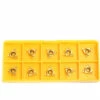 ASUPERMALL 10 STÜCKE 11ER A60 11ER 14 A60 Hartmetalleinsätze CNC-Drehmaschine Schneiden Drehwerkzeug Fräser 9 X 3 Mm Außengewindeeinsätze Mit Kunststoffbox