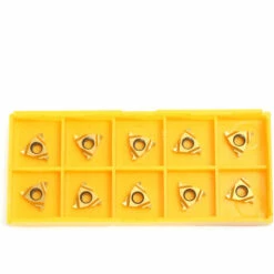 ASUPERMALL 10 STÜCKE 11ER A60 11ER 14 A60 Hartmetalleinsätze CNC-Drehmaschine Schneiden Drehwerkzeug Fräser 9 X 3 Mm Außengewindeeinsätze Mit Kunststoffbox