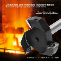 HAPPYSHOPPING Fräser Mit Hoher Härte Hartmetall-Fräser Facer Hartmetalleinsatz Hochleistungs-Facing Cutter Zubehör Schnellschneidwerkzeug-Set, 10PCS Fräswerkzeugeinsatz Mit Aufbewahrungsbox -Deutschland Drechselbänke & Zubehör Verkaufs-Shop 68612803 4