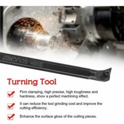 MONLY Satz Von 5 Wendeschneidplatten-Drehmeißelhaltern Mit 8 Mm Schaft Mit 5 Klingen DCMT070204 -Deutschland Drechselbänke & Zubehör Verkaufs-Shop 68760378 5