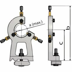 Optimum Feststehende Lünette Für TU 2004V, 3440231